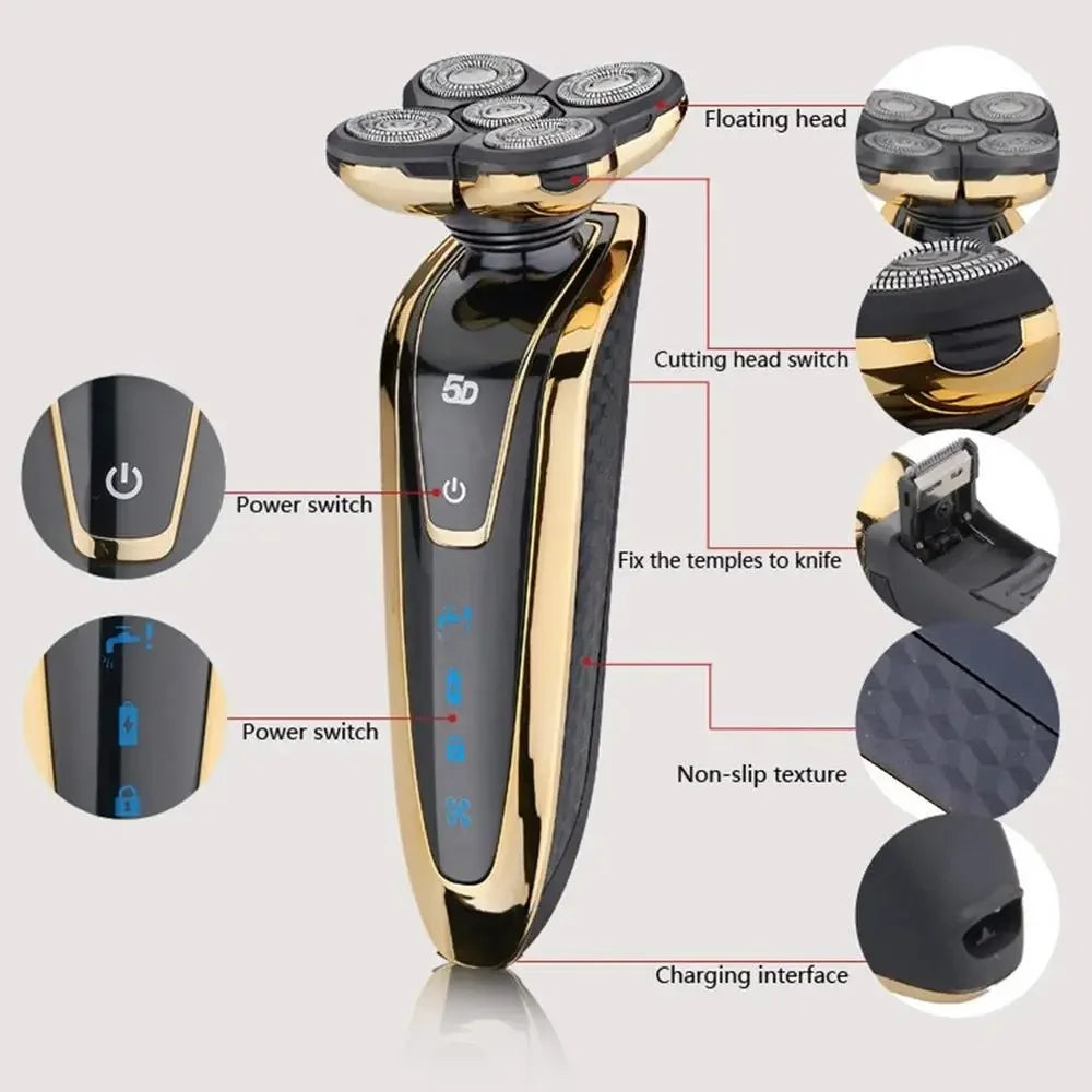 5D Grooming Kit Washable Electric Shaver